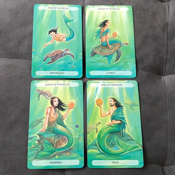 Oceanic Tarot NEW Jayne Wallace Mermaids - Picture 8 of 8